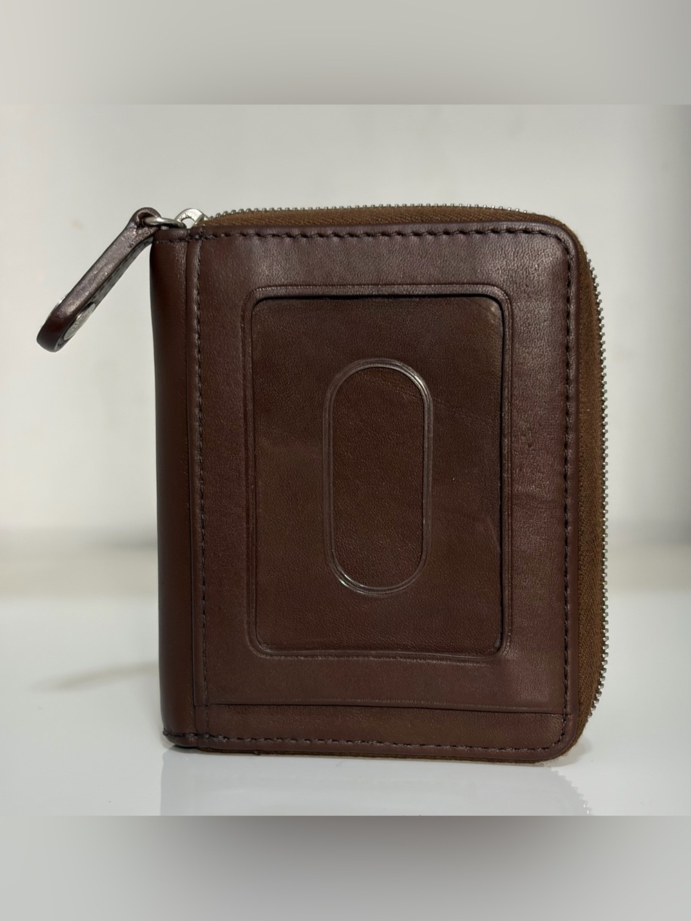 Vintage Coach Glove Tanned Chocolate Leather Zip-Around Wallet & Coin Purse - Picture 11 of 16